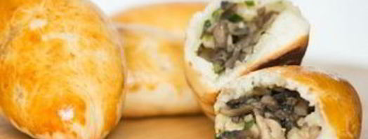 пирожки с грибами и курицей. Шаг 8