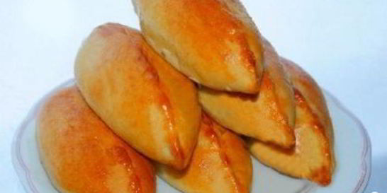 Пирожки с грибами и луком