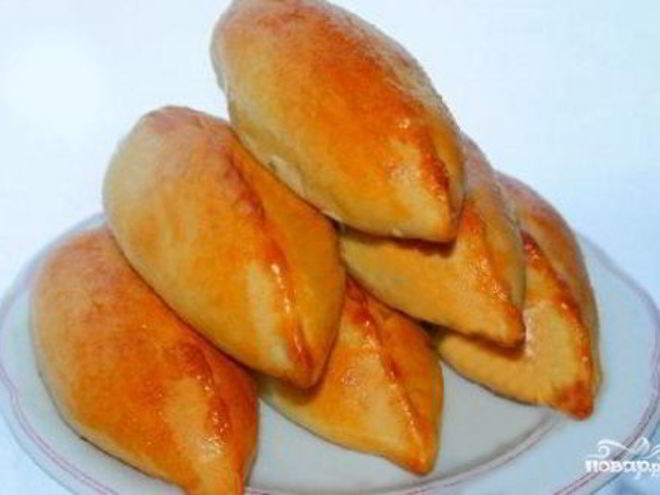 Рецепт пирожков с грибами и луком