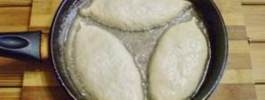 пирожки с капустой и грибами жареные. Шаг 13