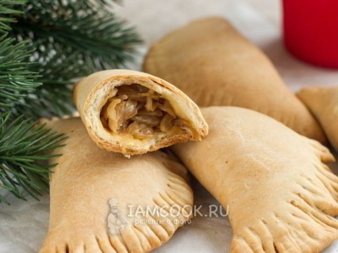 Рецепт пирожков с капустой на кефире в духовке