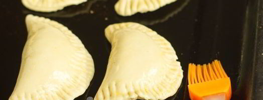 пирожки с капустой на кефире в духовке. Шаг 13