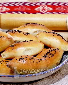 Пирожки с капустой на кефирном тесте