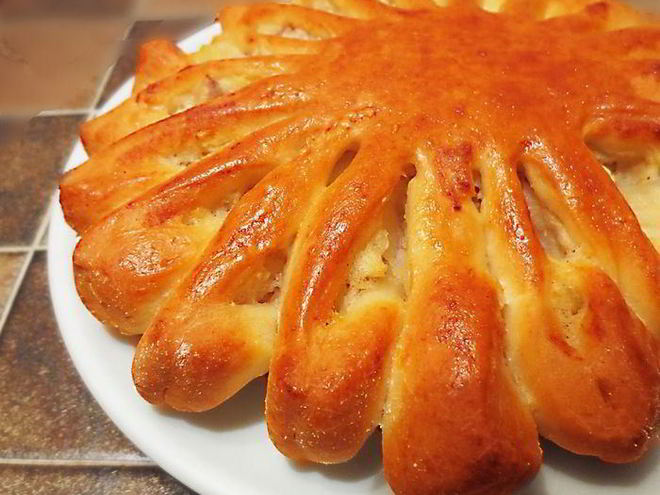 Рецепт пирожков с картофельной начинкой разной формы