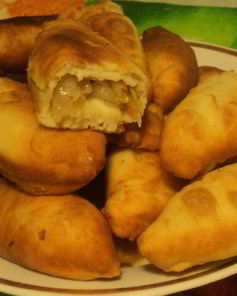 Пирожки с квашеной капустой жареные