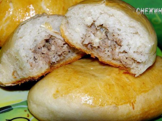 Рецепт пирожки с мясом и капустой, и пирожковый дракон
