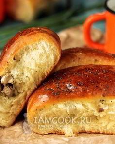 Пирожки с мясом в духовке
