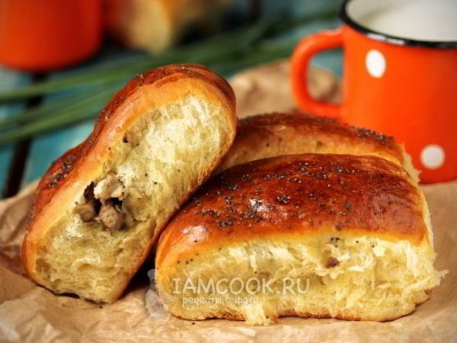 Рецепт пирожков с мясом в духовке