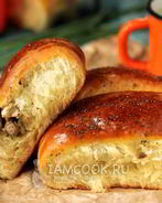 Пирожки с мясом в духовке