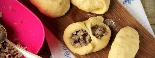 пирожки с мясом в духовке. Шаг 7