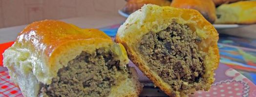 пирожки с печенью в духовке. Шаг 30