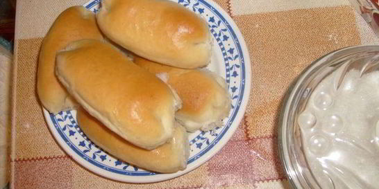 Пирожки с рисом и рыбой