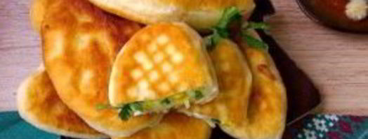 пирожки с рисом и яйцом жареные. Шаг 9