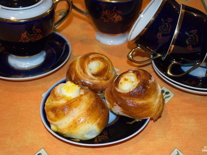 Рецепт пирожков с творогом из дрожжевого теста