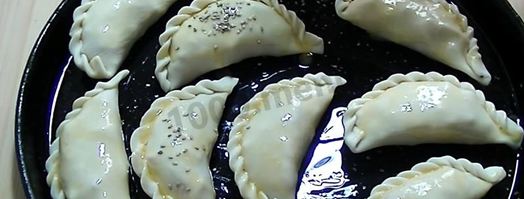 пирожки с ветчиной и сыром. Шаг 12