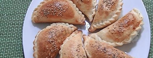 пирожки с ветчиной и сыром. Шаг 13