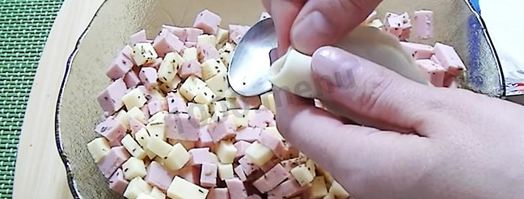 пирожки с ветчиной и сыром. Шаг 5