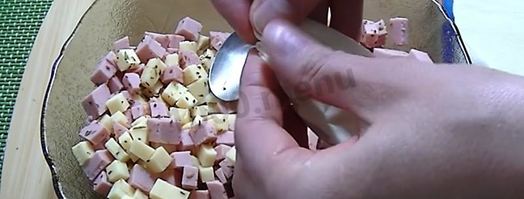 пирожки с ветчиной и сыром. Шаг 6