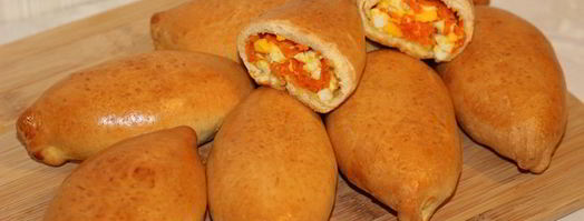 пирожки с яйцами и морковью. Шаг 7