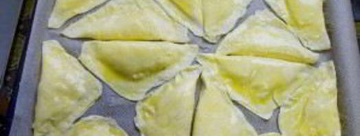 пирожки-треугольники с мясом. Шаг 4