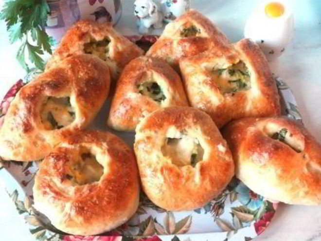 Рецепт пирожков три сыра