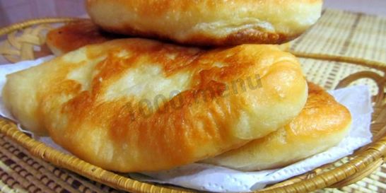 Пирожки в масле жареные на воде