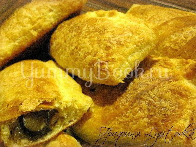 Рецепт пирожков закусочных с грибами