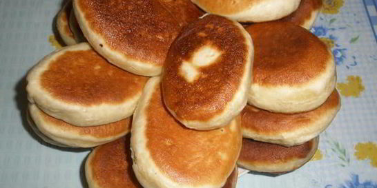 Пирожки жареные, постные