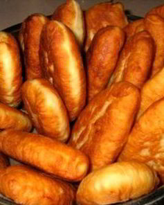 Пирожки жареные с капустой