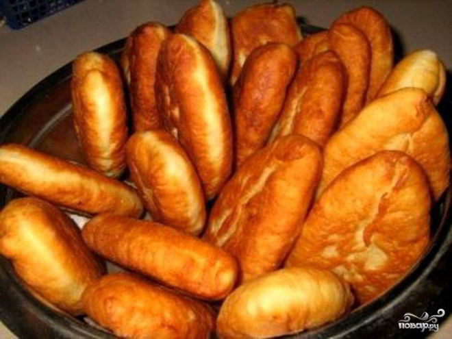 Рецепт пирожков жареных с капустой