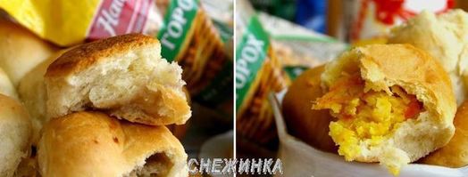 постные пирожки с гороховой и фасолевой начинками. Шаг 21