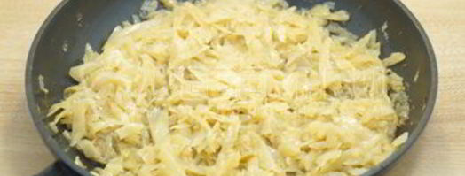 постные пирожки с капустой. Шаг 7