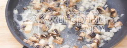 рождественские пирожки с грибами и курицей. Шаг 4