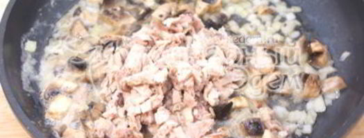 рождественские пирожки с грибами и курицей. Шаг 5