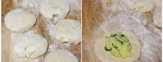 русские ржаные пирожки с картофелем. Шаг 4