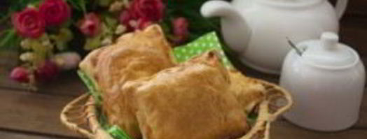 слоеные пирожки с грибами. Шаг 8