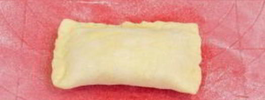 слоеные пирожки с курицей и картофелем. Шаг 9