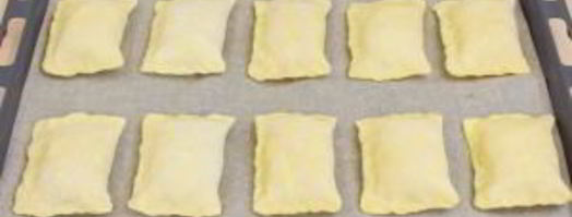 слоеные пирожки с курицей и картофелем. Шаг 10