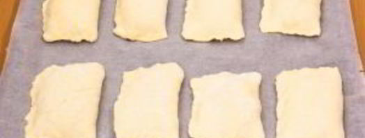 слоеные пирожки с вишней. Шаг 6