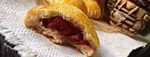 творожные пирожки с ягодами. Шаг 7