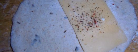 закусочные пирожки с сыром на тесте с морской капустой. Шаг 5