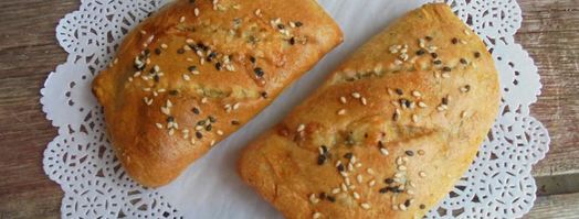 закусочные пирожки с сыром на тесте с морской капустой. Шаг 8