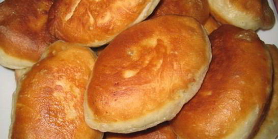 Жареные пирожки на дрожжах