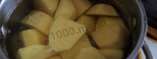 жареные пирожки с картошкой и и грибами. Шаг 3