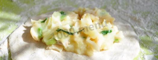 жареные пирожки с картошкой и и грибами. Шаг 5