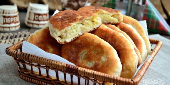 Жареные пирожки с мясом