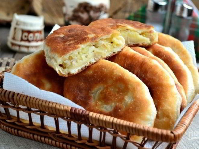 Рецепт жареных пирожков с мясом