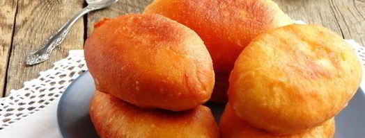 жареные пирожки с творогом на сковороде. Шаг 19