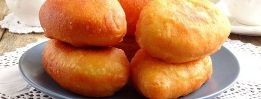 жареные пирожки с творогом на сковороде. Шаг 20