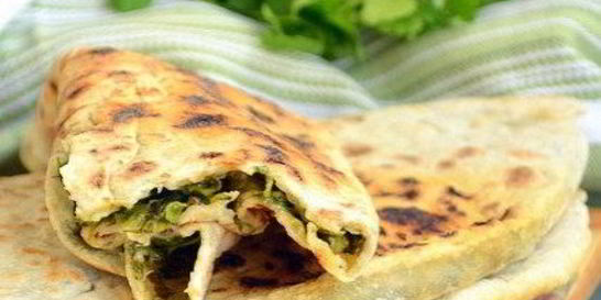 Жареные пирожки с зеленью